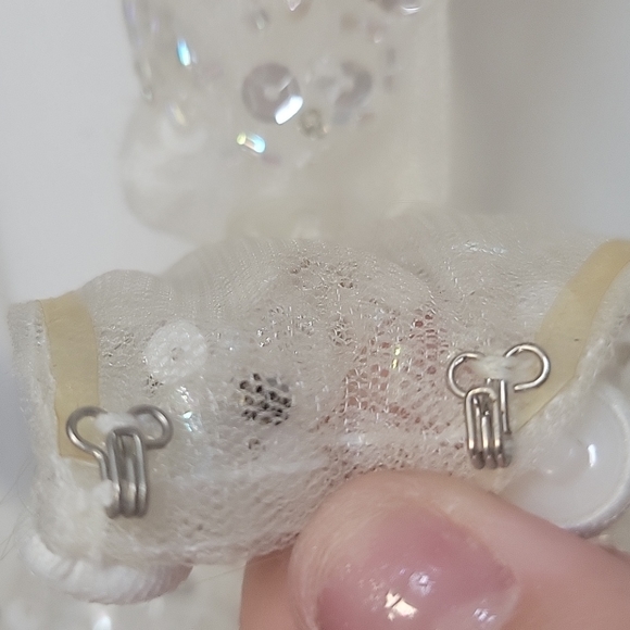 Diamond studed sequin, floral Wedding dress from MB Bride Greensburgh PA - Picture 14 of 14